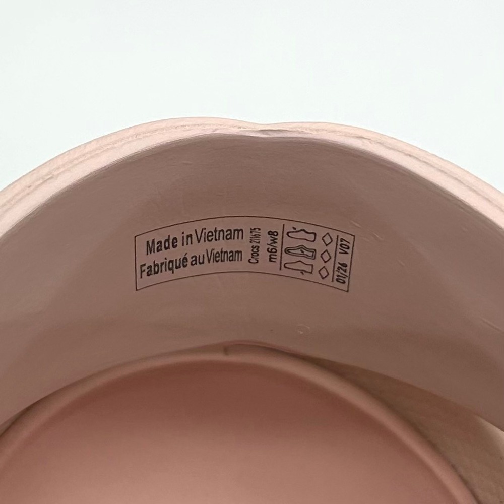 Crocs Echo Gum Ro Clog Womens 8 Pink Clay 211675-6UR Streetwear Chunky Slip On - Picture 10 of 11
